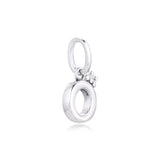 Centre Signature Crown O Pendant Charms for Bracelets & Bangle