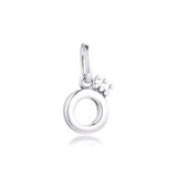 Centre Signature Crown O Pendant Charms for Bracelets & Bangle