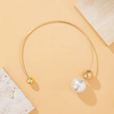 Elegant CCB/Pearl Choker Necklace for Women
