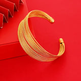 Large Flower Bracelet for Women's Wedding Jewelry