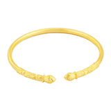 24K Yellow Plated Bracelet Bangle for Women Hand Chain Bridal Wedding