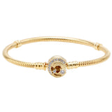 Heart Closure Shooting Star Chain Bracelet 925 Silver