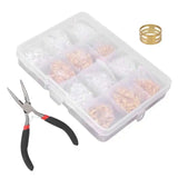 Jump Ring Jewelry Findings Kit with Plier, Opener - DIY Crafts