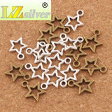Star Spacer Charm Beads 120pcs Bronze Pendants Jewelry DIY