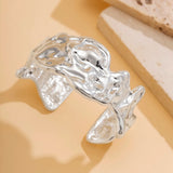Metal Cuff Bracelet for Women Charms Bangle Hand Jewelry