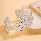 Metal Cuff Bracelet for Women Charms Bangle Hand Jewelry