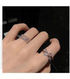 Adjustable Web Ring Women Ins Personality Stacked Index Finger Ring