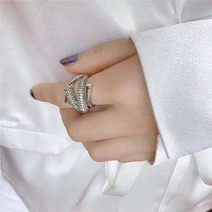 Exaggerated Diamond Ring for Women