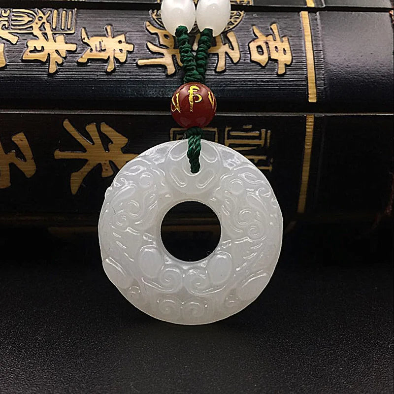 Natural Afghan Jade Pendant with Chain