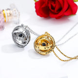 100 Language I Love You Projection Necklace for Women