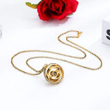 100 Language I Love You Projection Necklace for Women