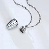 Columbarium Shape Pendant Urn Necklace Perfume Ash Holder