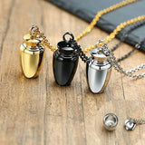 Columbarium Shape Pendant Urn Necklace Perfume Ash Holder