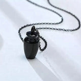 Columbarium Shape Pendant Urn Necklace Perfume Ash Holder