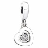 925 Silver Sister Heart Locket Pendant