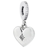 925 Silver Sister Heart Locket Pendant