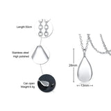 Memorial Ashes Urn Pendant Stainless Steel Cremation Pet Urns