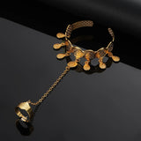 Openable Ring Chain Bangles Dubai Ethiopian Women Bracelet