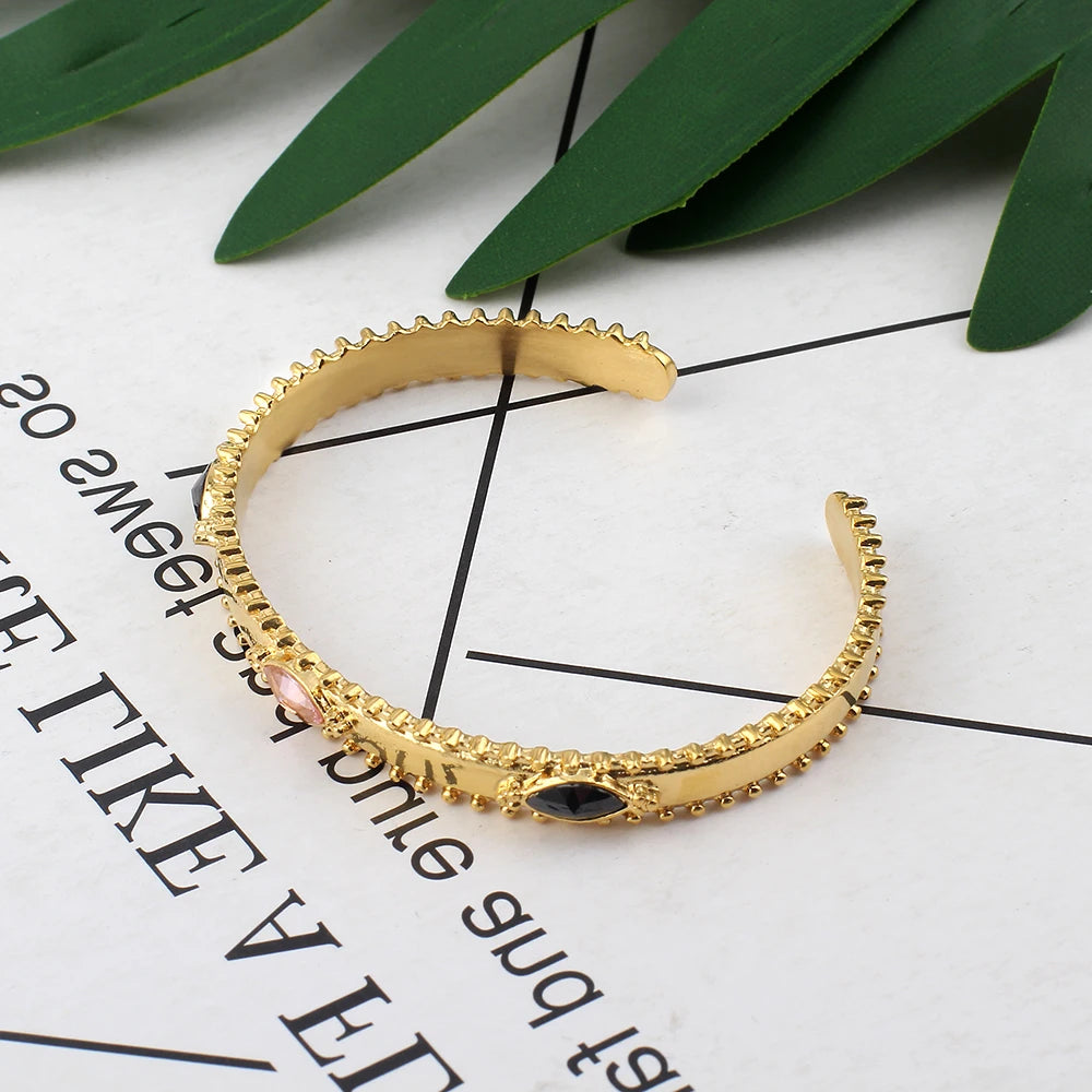 Crystal Cuff Bracelet for Women