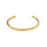 Minimalist Texture Bracelet Bangle 18K Plating Women's Party Jewelry