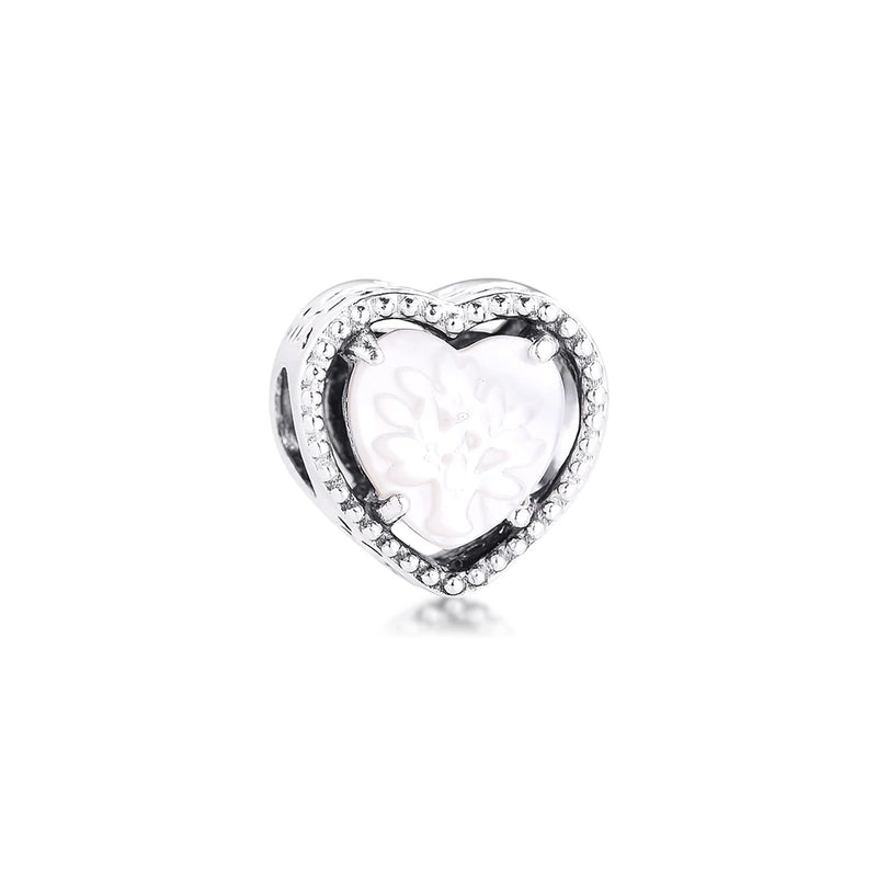 Heart & Family Tree Mother's Beads For Jewelry Making Charms Bracelets