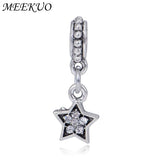 Moon and Star Goodnight Charm Beads for Bracelet DIY Jewelry Gift