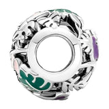 Tropical Paradise Charms Beads 925 Silver Enamel Jungle DIY Jewelry