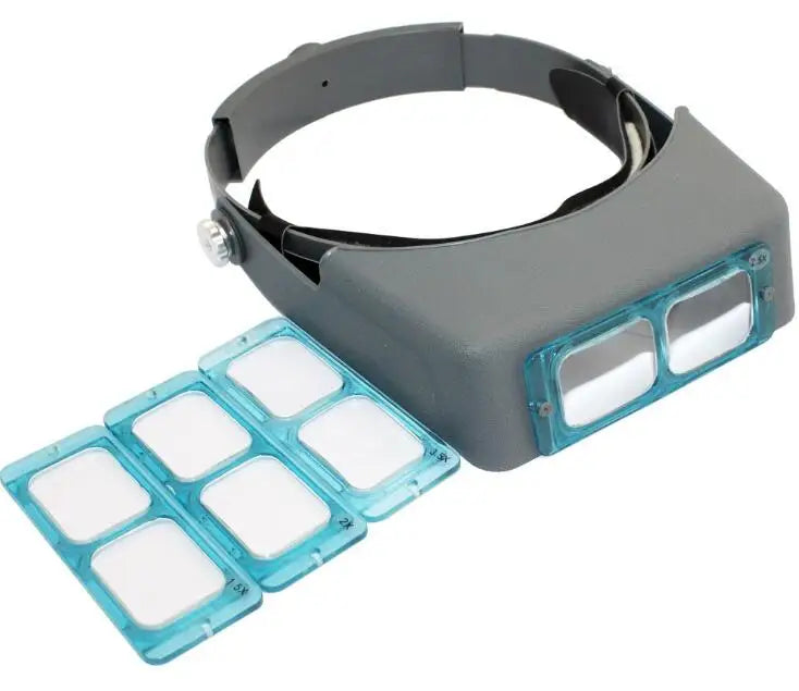 Optivisor 1.5x 2x 2.5x 3.5x Head Wearing Magnifier Eye Loupe Watchmaker Repair