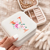 Orange Alphabet Jewelry Box Bridesmaid Gift Mystery Box