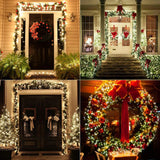 Orange Halloween Lights, LED 8 Modes String Lights Indoor Outdoor