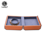 Orange Octagonal Magnetic Jewelry Box Pendant Bracelet Box Set