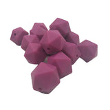 Orange Peel Icosahedron Silicone Bead for DIY Jewelry Making