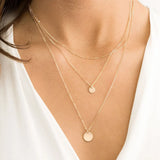 2pcs Stainless Steel Charm Pendant Necklaces Women Jewelry