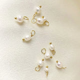 5pcs Freshwater Pearl Pendants Sets Stainless Steel Necklace Accessories