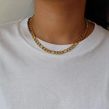 Women's Stainless Steel Cuban Chain Necklace