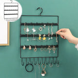 Wall Mounted Jewelry Organizer Holder Display Rack