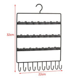 Wall Mounted Jewelry Organizer Holder Display Rack