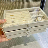 Organizers Jewelry Storage Box Large Capacity Case Multipurpose Delicate Holder