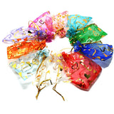 Organza Bags 9x12cm Wedding Pouches for Jewelry, 100pcs