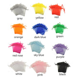 Organza Packing Bag Jewelery Show Drawstring Lucency Bright 10X15cm