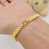 24K Pure Dial Watch Bracelet for Women Bride Wedding Engagement Bangle
