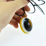 Tiger Eye & Garnet Orgonite Pendant for Reiki Healing
