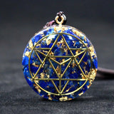 Orgone Pendant Lapis Lazuli Chakra Necklace Jewelry Orgonite
