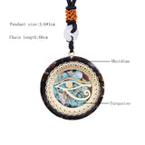Orgonite Necklace Eye Of Horus Egypt Protection Pendant