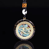 Orgonite Necklace Eye Of Horus Egypt Protection Pendant