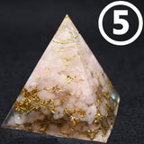 Orgonite Pyramid Sahasrara Chakra Jeremiel Crystal Lucky Pyramid