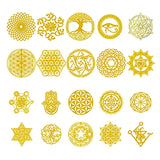 Orgonite Stickers Resin Copper Stickers Clear Decorate Stickers