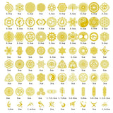 Orgonite Stickers Resin Copper Stickers Clear Decorate Stickers