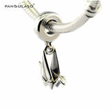 Origami Crane Silver Dangle Charms for Jewelry Making Fits Charms Bracelets