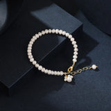 Summer Baroque Pearl Charm Bracelet Cat Paw Wedding Jewellery